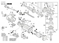 Bosch 3 601 G76 001 GBR 15 CAG Concrete Grinder Spare Parts
